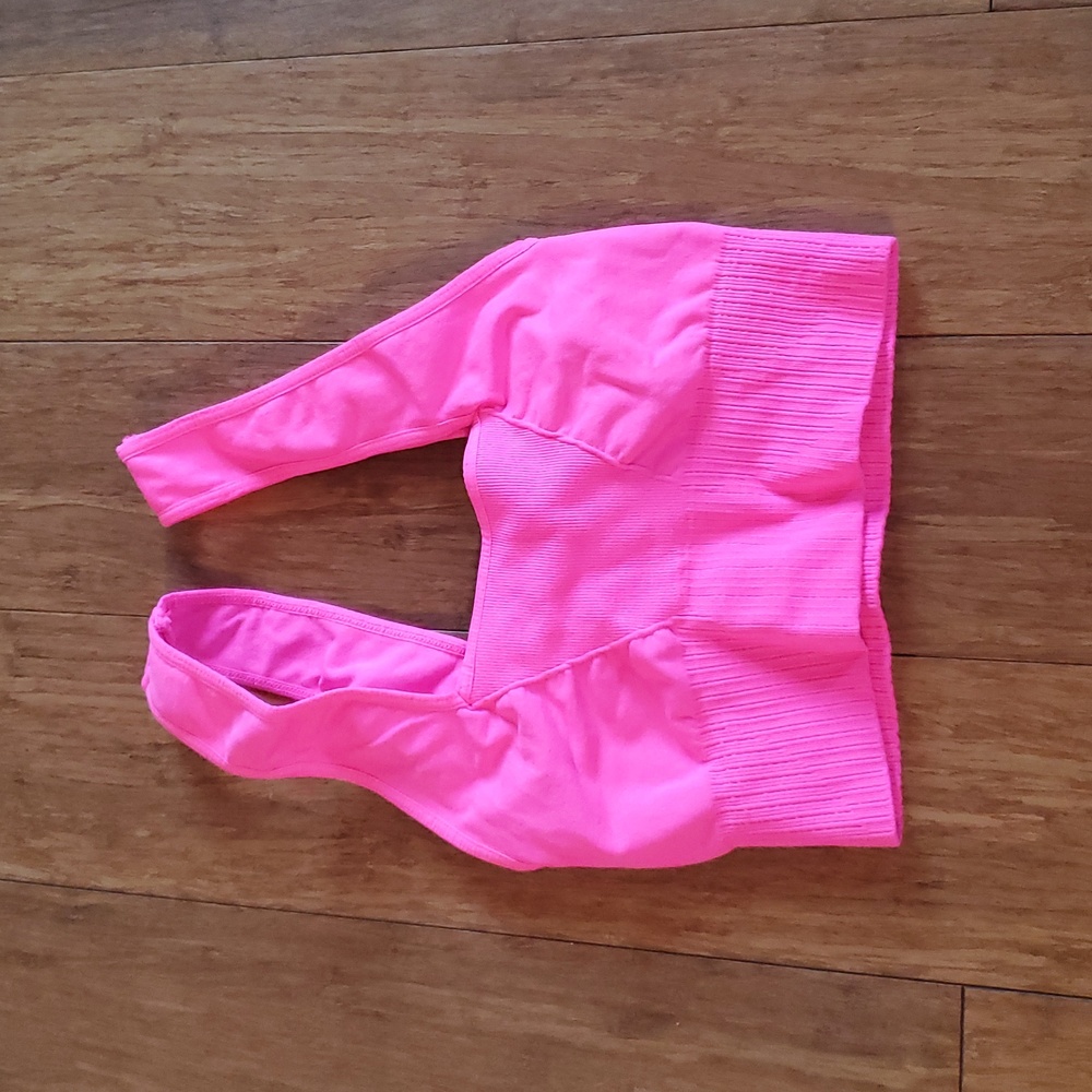 NWOT Free People Movement Good Karma Square-Neck Bra - Picture 2 of 3